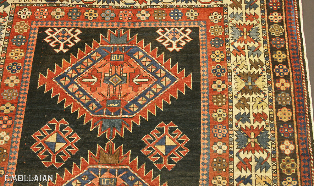 Antique Caucasian Lezghi Rug n°:31580007